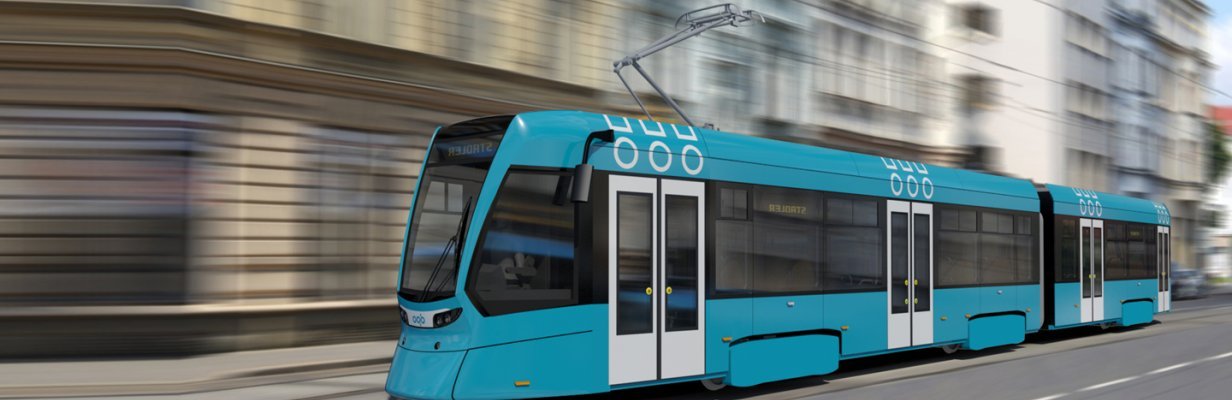 Tram Ostrava flipped