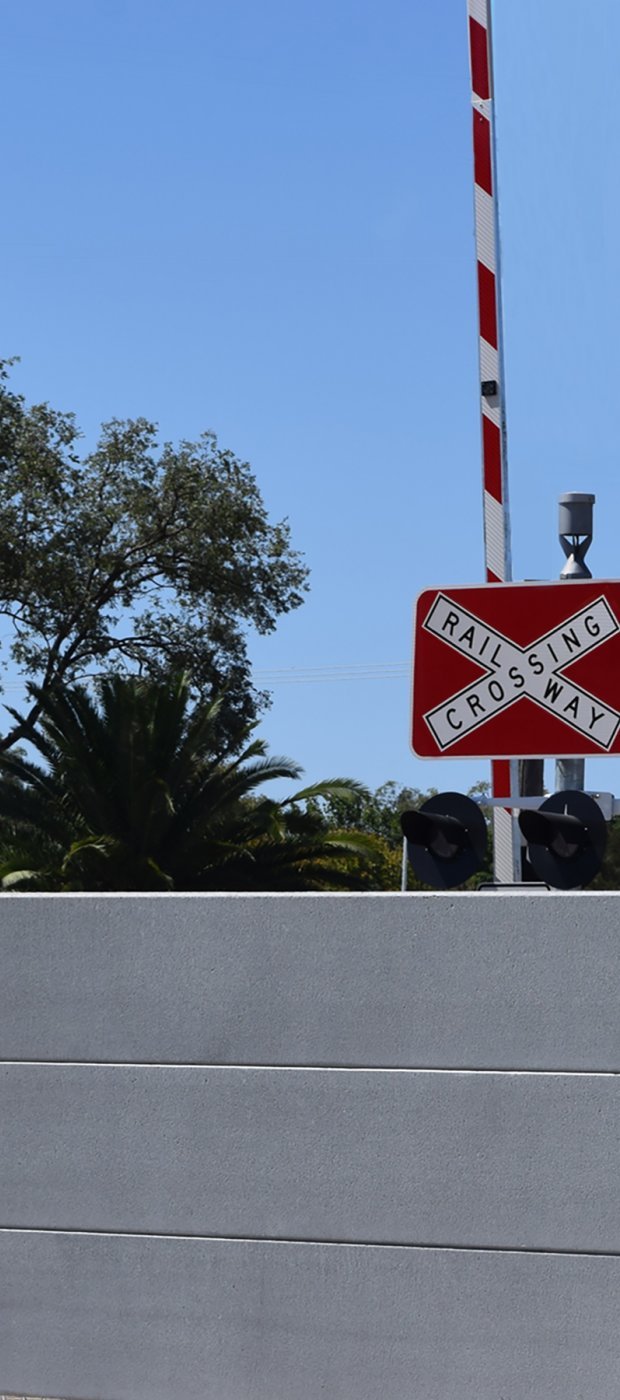 gunnedah rail crossing side right