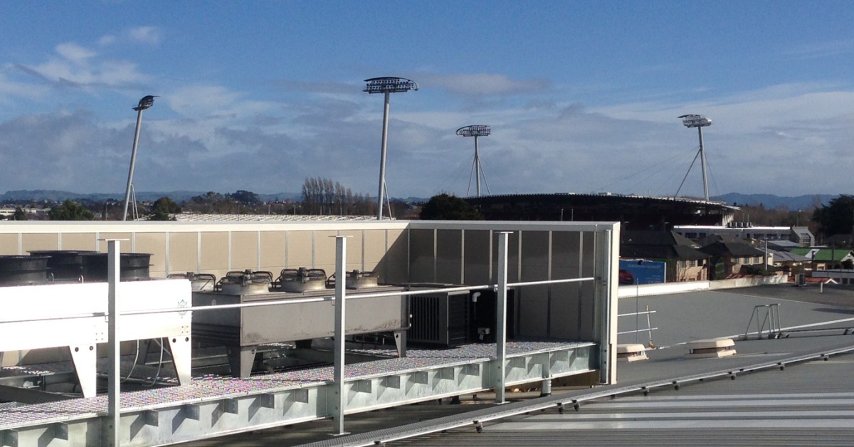 Noise reduction implemented on supermarket rooftop - Pyrotek Acoustic ...